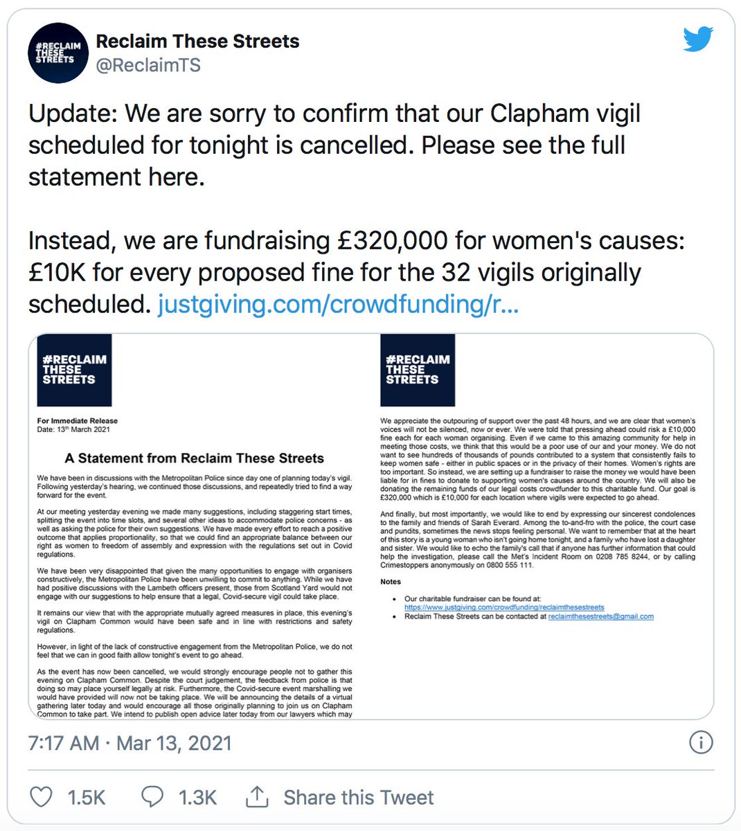 Kathryn_Welch_'s tweet photo. MEN: Throw a massive, illegal party. No planning, no permission. No consequences.
WOMEN: Plan a vigil for a murder. Ask, negotiate, follow rules. Absolutely denied.
I am furious and heartbroken about what we've learned this week about ownership, permission and public space. https://t.co/4STm7J1wMa