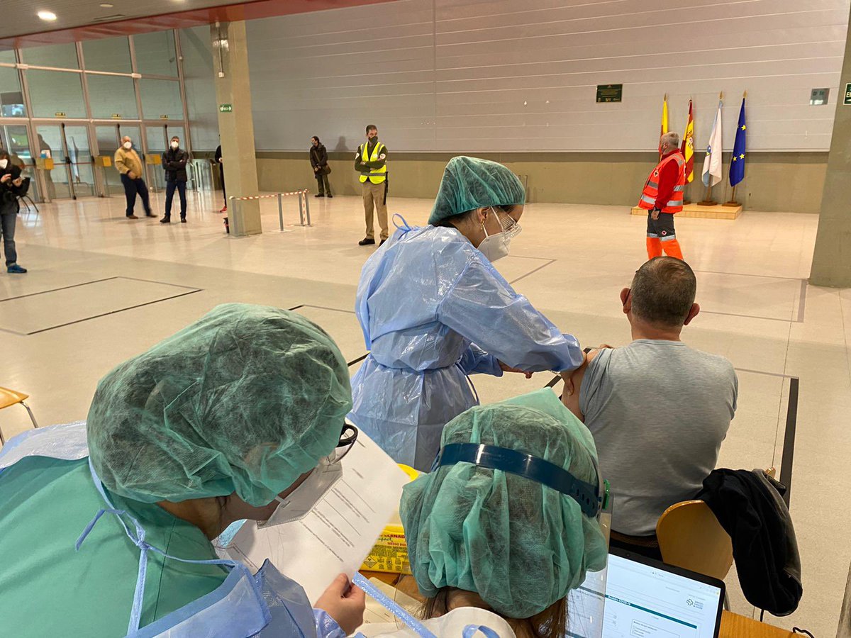 Arruty71's tweet photo. 💉💉🥇🥇Buen ritmo en la vacunación Covid en el área sanitaria de Pontevedra e O Salnes. Nuestro agradecimiento a qq qa todos los profesionales que hoy lo han hecho posible!!! El principio del fin..💪🏻💪🏻@ponsalsergas @Diario_Pontev @FaroPontevedra https://t.co/DZCRIPZ1O4