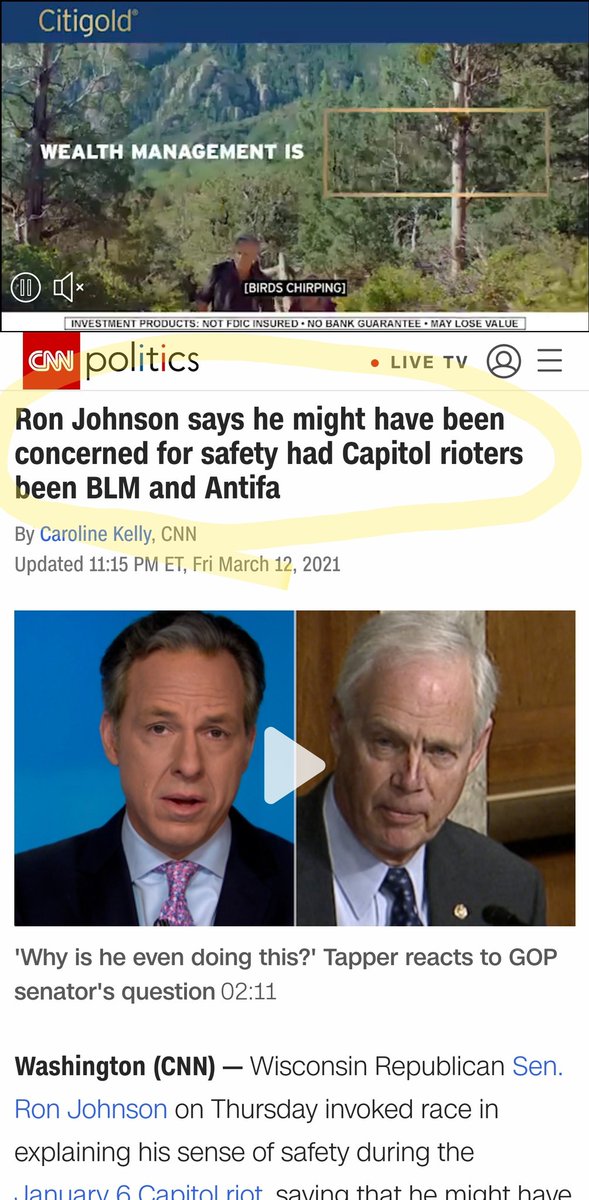 Antp1984's tweet photo. @SenRonJohnson @JoeBiden @KamalaHarris This is you right? I find it to be VERY IGNORANT that in 2021 its sad ass people like you @SenRonJohnson in government. You are a prime example of ingorance at its finest. Please stop playing the race card and please stop using BLM and Jan 6 in the same sentence. https://t.co/ABuLtUL7nE