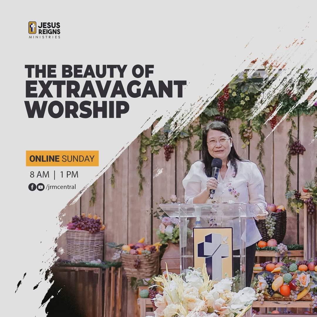 jrmcentral's tweet photo. Being 'extravagant' means exceeding what is reasonable or appropriate.  It describes working outside of prescribed lines, even recklessly so. Let us listen to what the Lord says about the beauty of extravagant worship on our #OnlineSunday, tomorrow at 8 am and 1 pm. https://t.co/mdeWvmz2EF