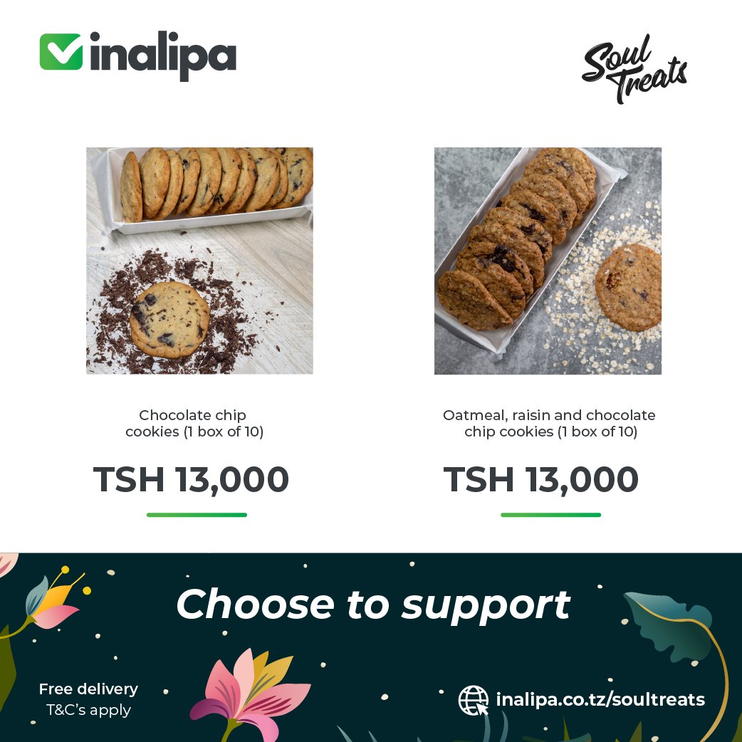 Inalipa_tz's tweet photo. Je unajua wajasiriamali nyuma ya brand ya Soul Treats walianza shughuli za uokaji wakiwa nyumbani? Now unaweza kufurahia bites na cakes za Soul Treats kwa kutembelea https://t.co/P2BCs2s3Tj na kutoa oda yako sasa. #IWD2021 #inalipa #ChooseToChallenge #ChooseToSupport https://t.co/OAKxaBpPLU