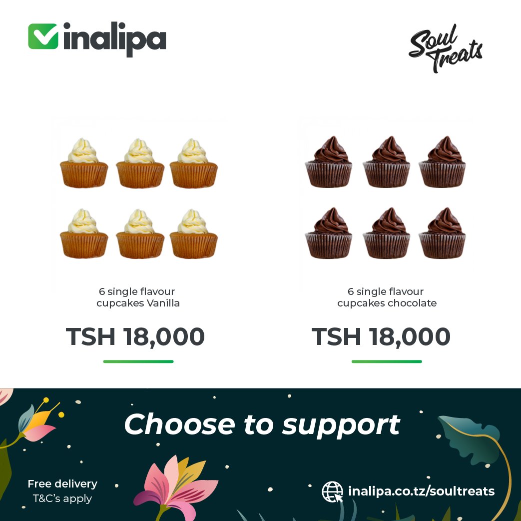 Inalipa_tz's tweet photo. Je unajua wajasiriamali nyuma ya brand ya Soul Treats walianza shughuli za uokaji wakiwa nyumbani? Now unaweza kufurahia bites na cakes za Soul Treats kwa kutembelea https://t.co/P2BCs2s3Tj na kutoa oda yako sasa. #IWD2021 #inalipa #ChooseToChallenge #ChooseToSupport https://t.co/OAKxaBpPLU