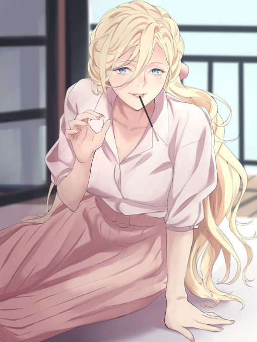 #見た人も無言で金髪美少女貼れ 