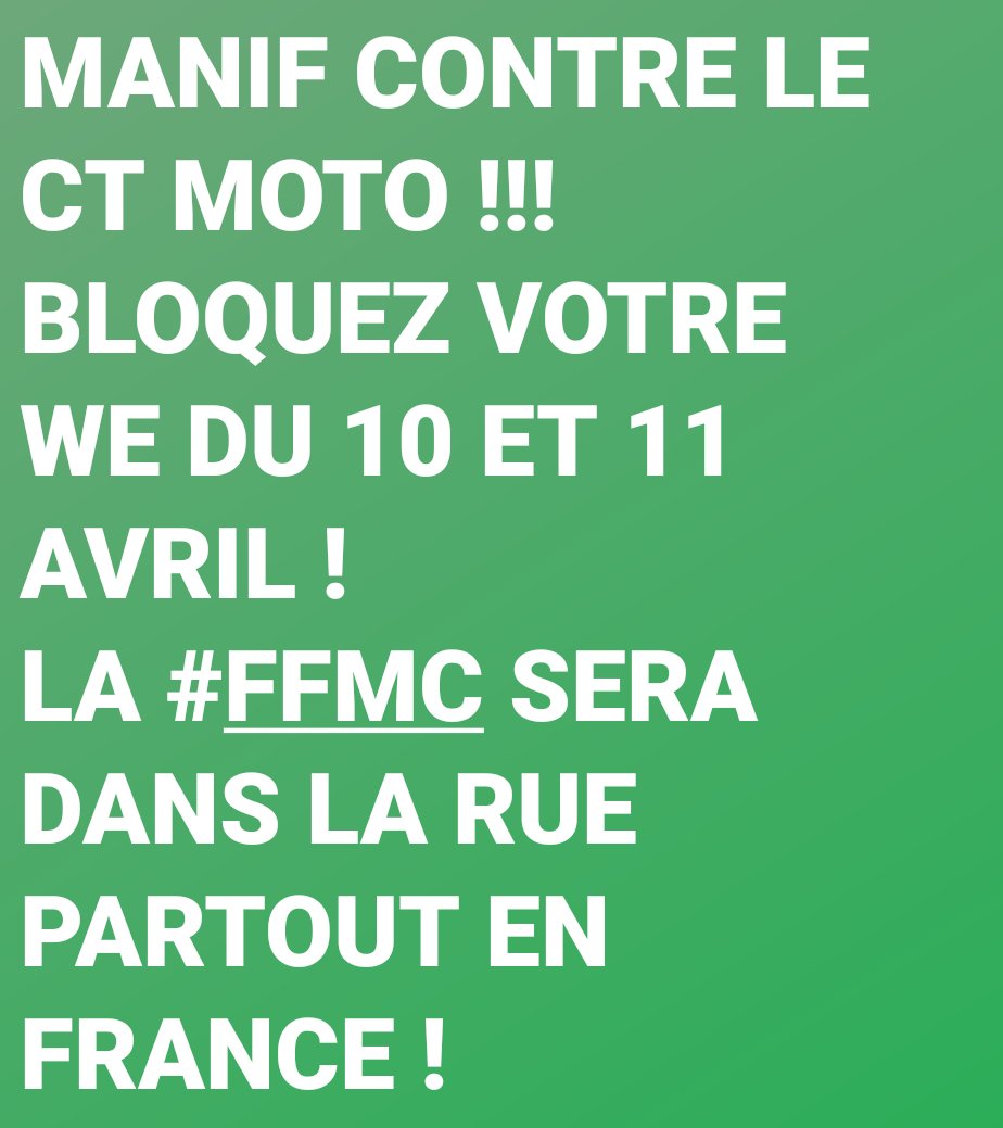 FFMC62's tweet image. Dans la région le 10 avril. Infos à suivre...