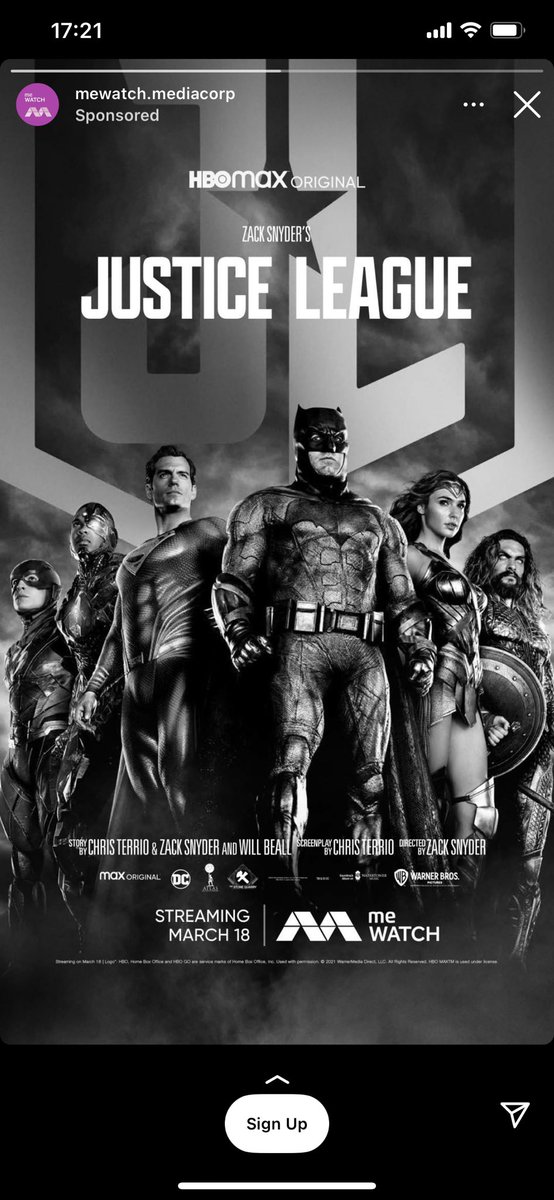 KarthikSky_Ofcl's tweet image. Singaporeans will be able to stream #ZackSnydersJusticeLeague via #HBOgo or #MeWatch 

#SnyderCut 
#UsUnited