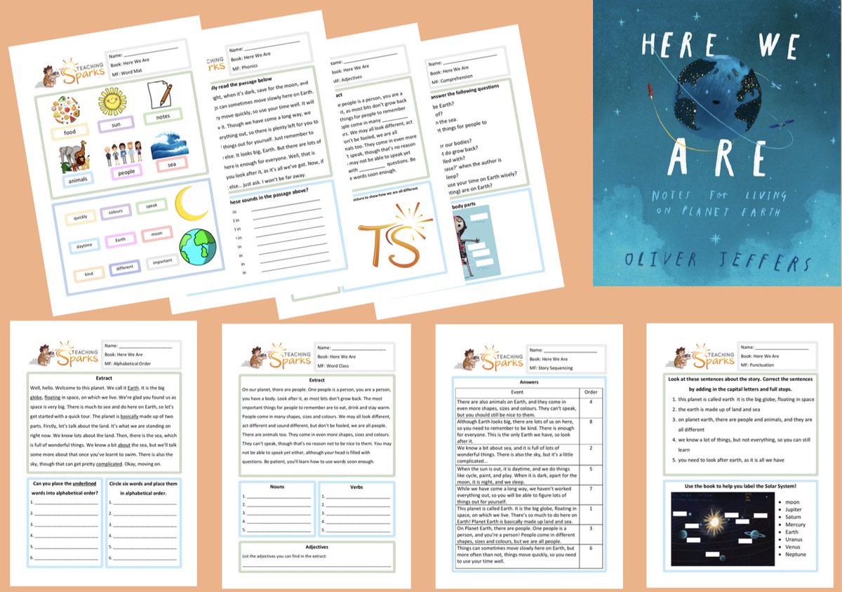 TeachingSparks's tweet image. Literacy Book Packs and Short Stories read by authors at

📙📗📘TeachingSparks.com📙📗📘