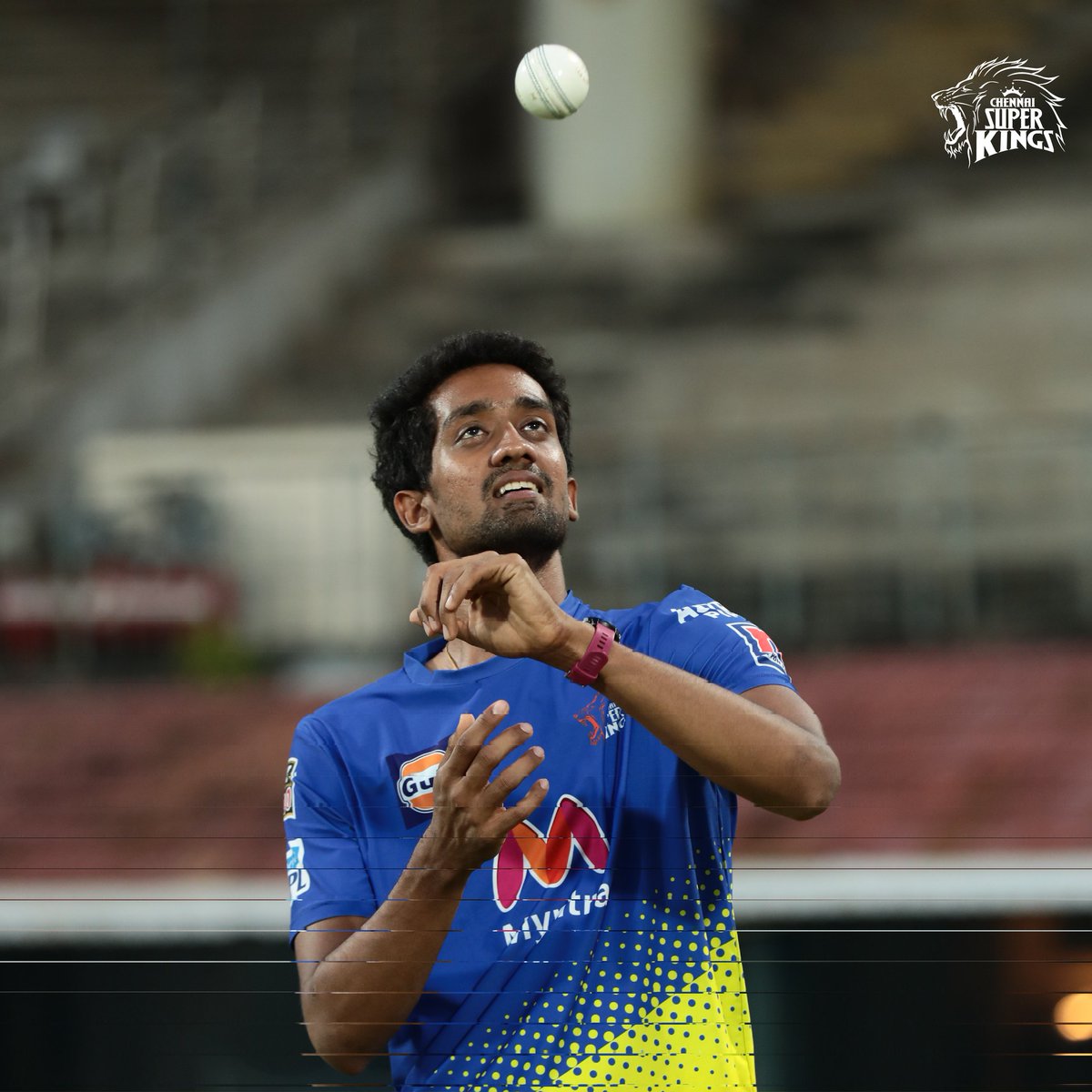 ChennaiIPL's tweet photo. Never let the ball out of Sai-t.🙌🏼😉
#YellovelyTips #WhistlePodu🦁 💛 @saik_99 https://t.co/NgjiX2yiIm