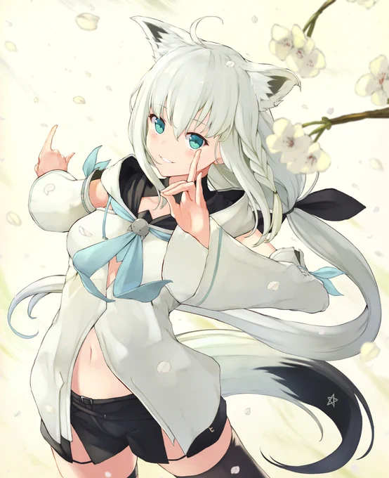 白上氏? #絵フブキ 
