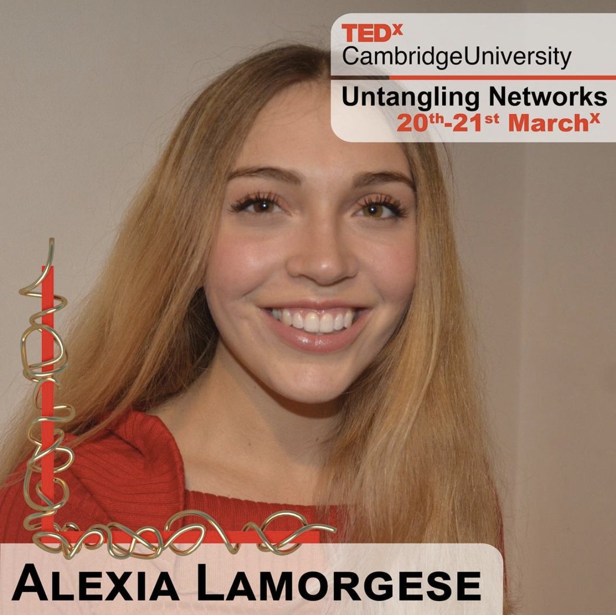 <a href="/TEDxCambridgeUK/">TEDxCambridgeUni</a>  Main Conference Speaker Announcement: Alexia Lamorgese. 20th &amp; 21st March, 4-6pm on Airmeet. FREE sign-up open to all. docs.google.com/forms/d/1FWfuy… <a href="/Cambridge_Uni/">Cambridge University</a> #tedx #cambridgeuniversity