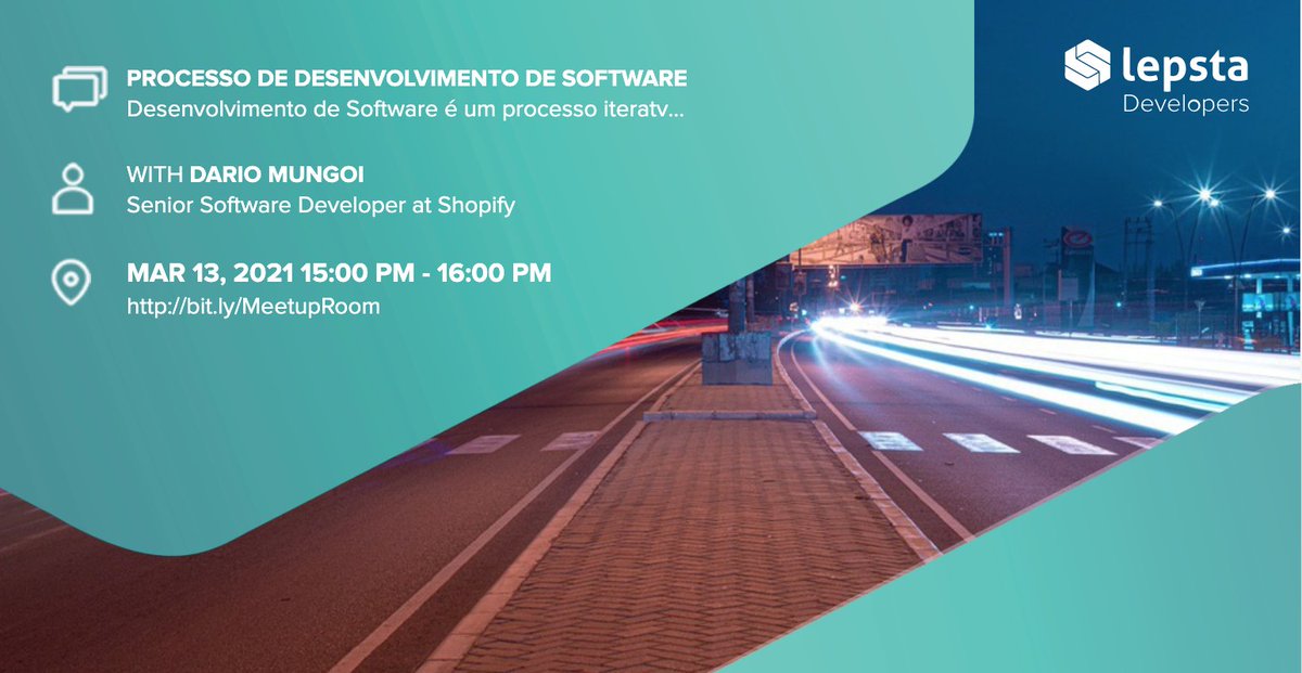 LSambo02's tweet photo. Mais do que escrever código um Developer que se prese deve estar a altura de construir um software com base em um processo claro e específico, garantindo a actividade eficiente.
That's why hoje teremos (@_lepsta) "Processo de Desenvolvimento de Software" com @DarioMungoi. https://t.co/IhynUaoljP