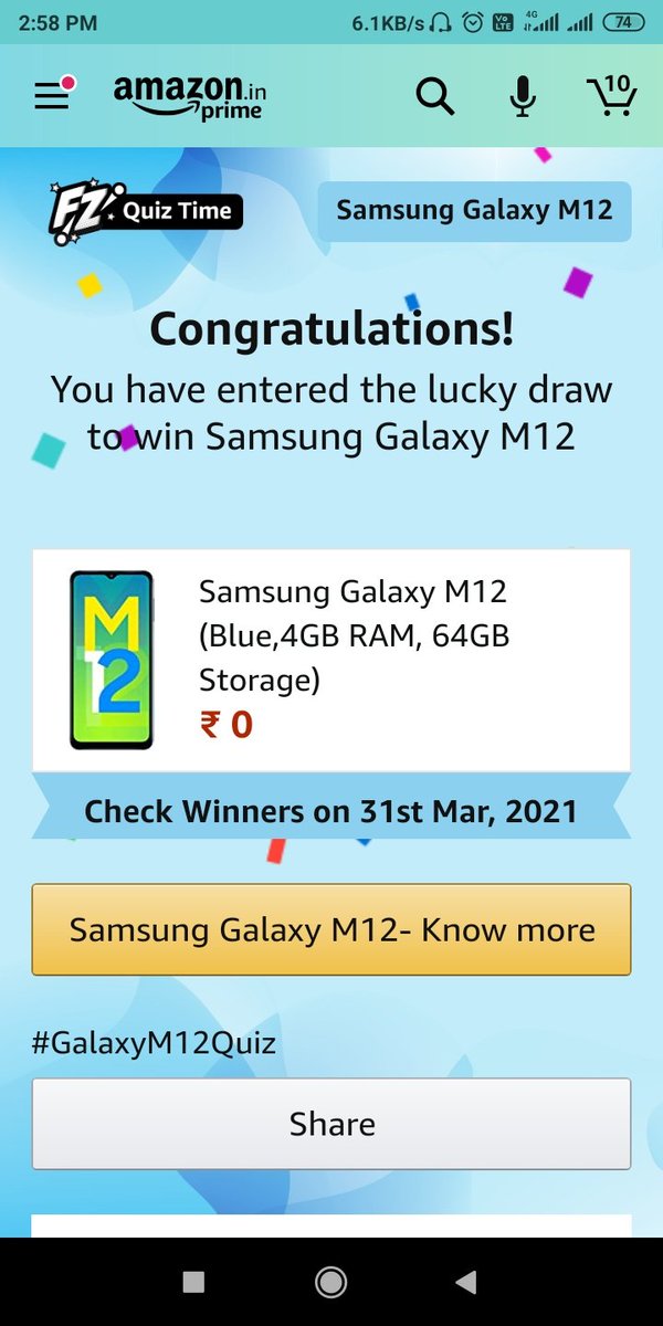 Niteshvishva's tweet photo. #GalaxyM12Quiz
@amazonIN
@SamsungIndia
#AmazonMobileInsider
#SamsungM12
What a Smartphone in India.
"Itne kam kimat me koi kaise de sakta hai bhai? Ye to sirf apna #Sumsung hi kar sakta hai."
"Loot lo bhai isse behter nhi milega."
#6000mAh
#48MP
#90Hz_Refresh_Rate
#8nm_Proc. https://t.co/YS3XLASh1W