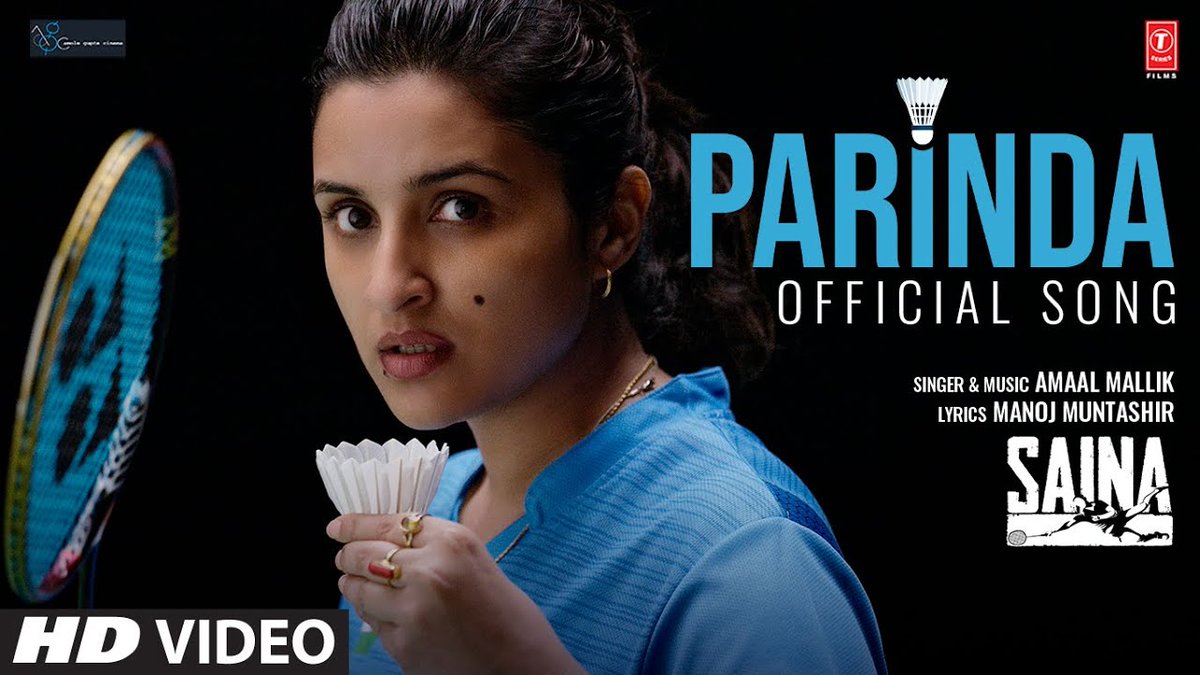 परिंदा | PARINDA LYRICS IN HINDI: The song is recorded by #AmaalMallik from Hindi film #Saina, directed by #AmoleGupte. The film stars #ParineetiChopra, #PareshRawal, #ManavKaul and #AnkurVikal in lead role. The music of 'PARINDA' song is composed by Ama

bharatlyrics.com/parinda-saina-…