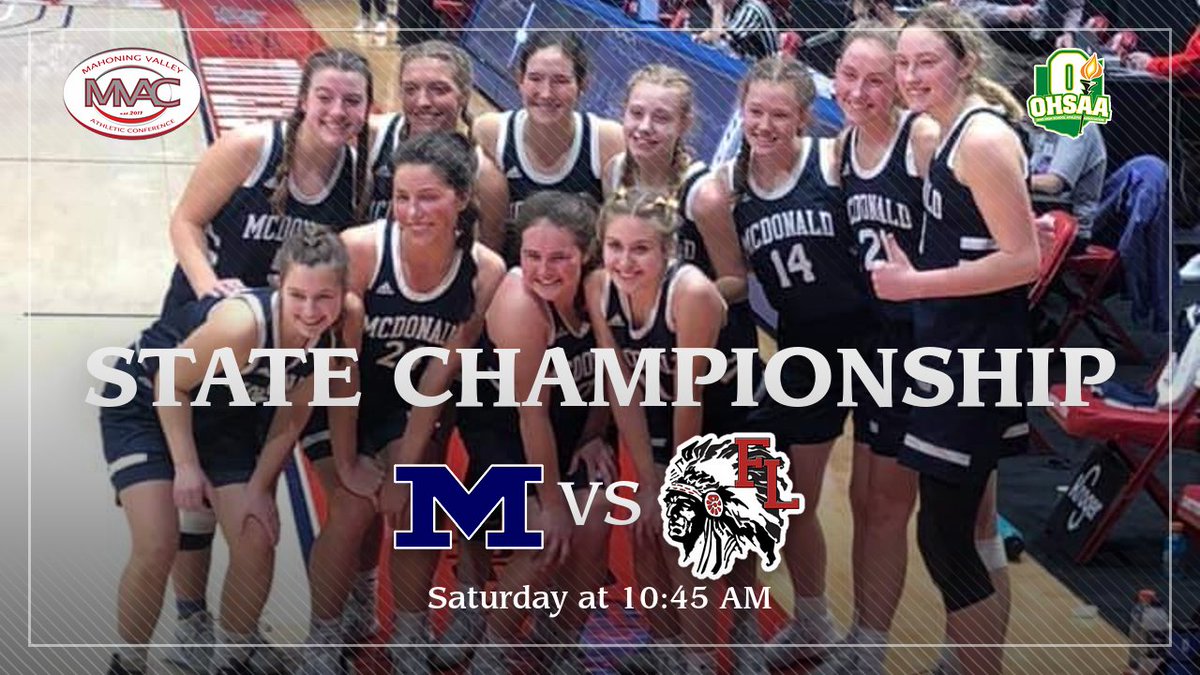 AthleticValley's tweet photo. Good luck to McDonald Girl's Basketball team at State today!  https://t.co/VAEWXUx2BS https://t.co/LFIBKsLUvi