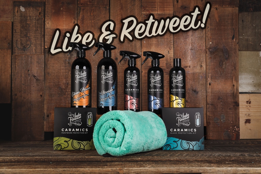 It's Competition Time!

Simply like and retweet this post to have your chance of winning this AF bundle worth over £150!

One lucky winner will be picked at random from all entries on Monday 15th March, and announced as a post on this page. Good Luck! 

autofinesse.com