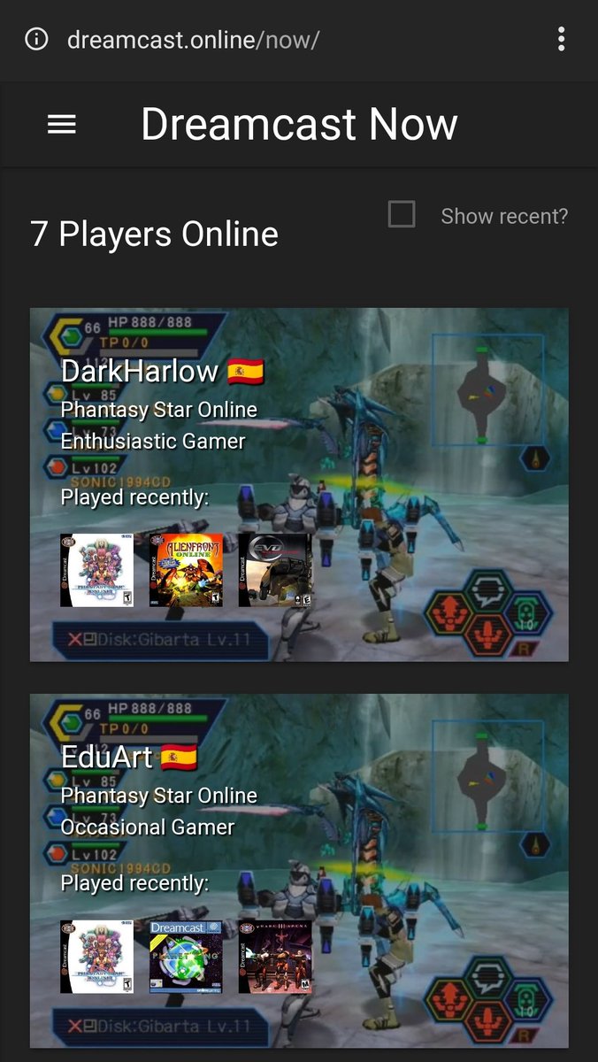 Al_Harlow's tweet photo. Partiditas de ayer a #PhantasyStarOnline y #MaximumPool online en #Dreamcast junto a EduArt 😁. Esta noche toca #AlienFrontOnline 🛸 y #MonacoGrandPrixOnline 🏎️
¡Diversión asegurada! 🥳
#SEGA #DreamcastOnline #DreamersOnline https://t.co/yIbpFbdite