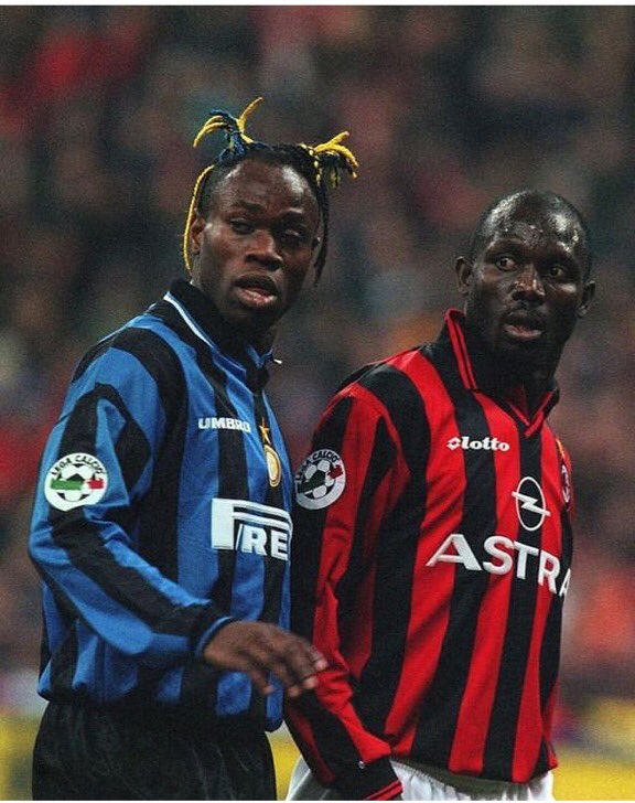 Herşeyin güzel olduğu o eski günler.. 90 ların ikinci yarısı.. #oldtime #eskigünler #georgeweah #tharibowest #futbol #soccer