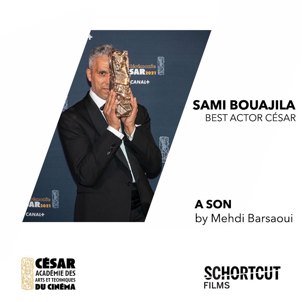 SchortcutFilms's tweet photo. Sami Bouajila won the Best Actor César for A Son by Mehdi Barsaoui! Well deserved for a great actor, a powerful performance and a beautiful film. Congratulations and to many more! #SchortcutFilms #ArabCinema #WorldCinema @Les_Cesar @MehdiBarsaoui https://t.co/qoh0AXkPfk