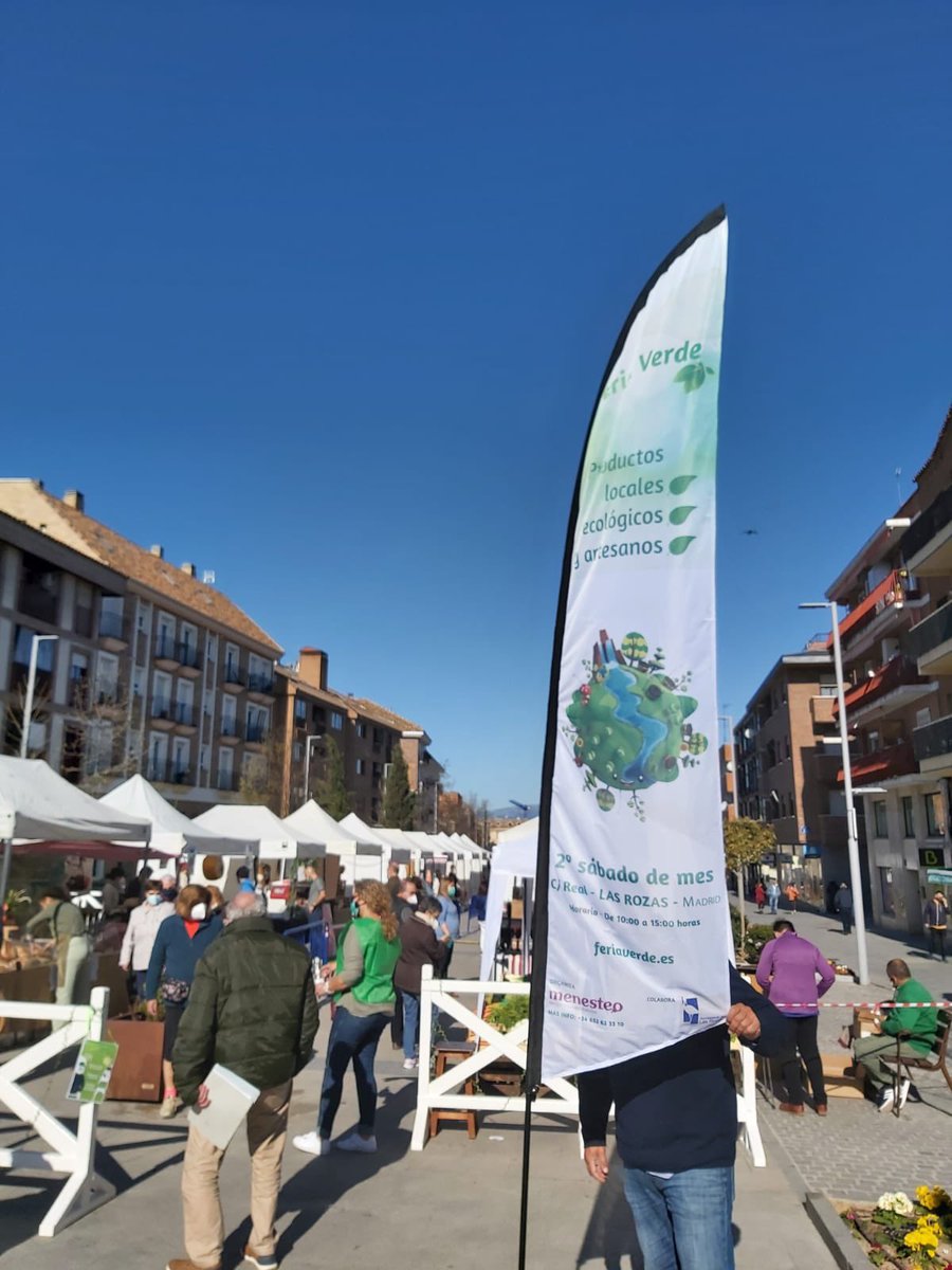 Ayto_Las_Rozas's tweet photo. Ya está en marcha, hasta las 15h., la Feria Verde en la Calle Real de #LasRozas.

👩‍🌾 Pásate y disfruta de los mejores productos locales, ecológicos y artesanos!!

🗓 A partir de ahora se repetirá el segundo fin de semana de cada mes.

➕ https://t.co/CTf5ExMtG9 https://t.co/vSO8yCplCc