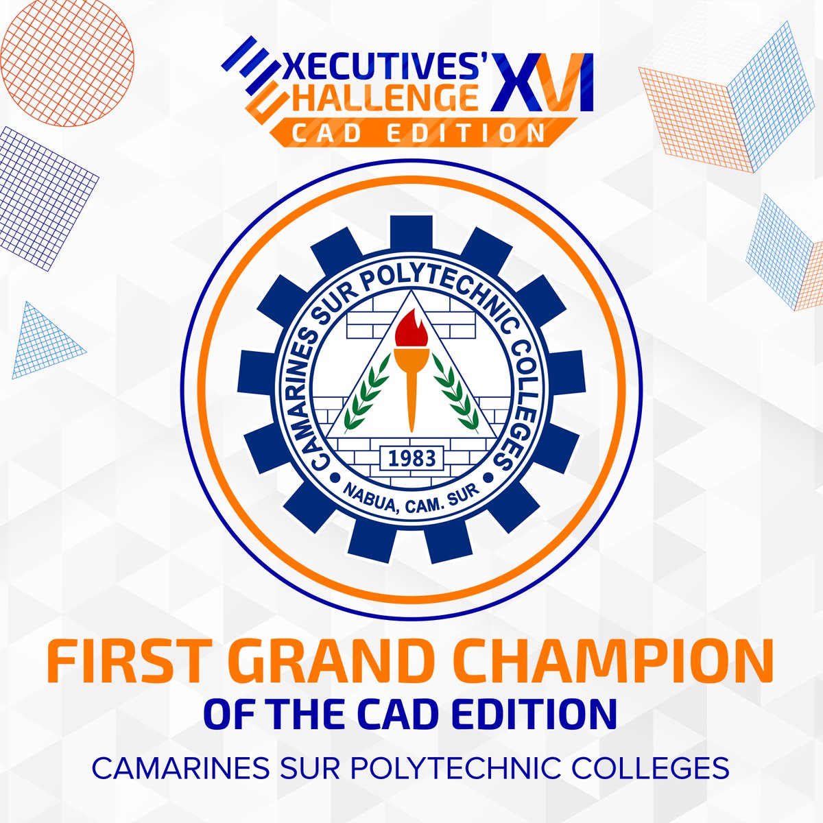 engg_congress's tweet photo. We would like to congratulate the winners of the Executives’ Challenge XVI: CAD Edition!
#EC2021
#ChallengeXVI
#CADEdition https://t.co/JICR51BvPZ
