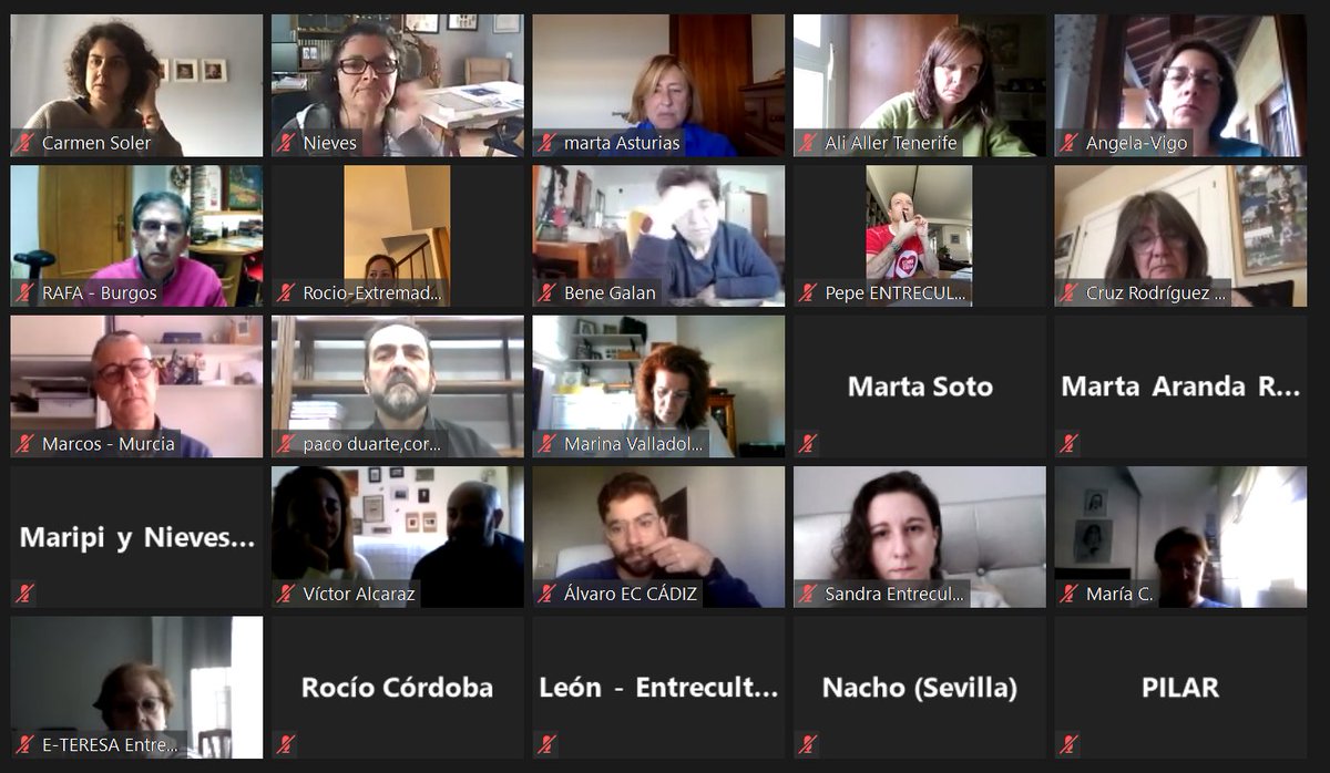 Davidalonso2010's tweet photo. Comenzando nuestro 57 #EncuentroDelegaciones de @Entreculturas para seguir el proceso de solidaridad en lo #LocalyGlobal "Seguimos aquí, con humildad, por los derechos de muchas y muchos" #EducaciónNoSeDetiene y tampoco las delegaciones ❤️ Hoy #Cuidados e #IncidenciaLocal https://t.co/fRU8tpZ9CT