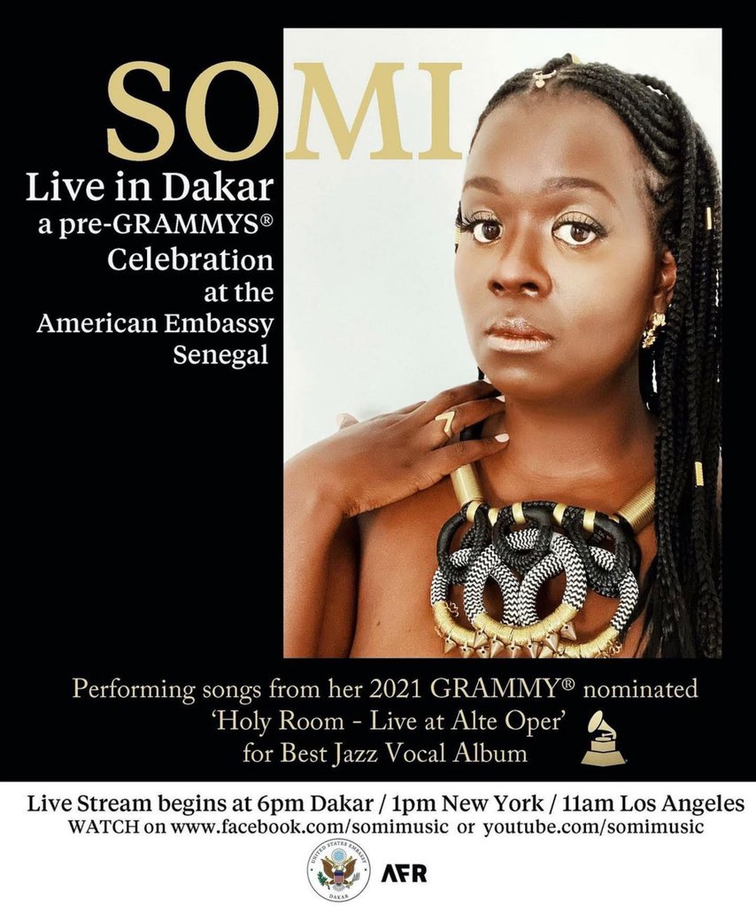 nduduzomakh's tweet photo. #Repost @somimusic
ใปใปใป
Set your calendar and watch the concert from anywhere in the world on my Facebook or YouTube pages at 6pm Dakar Time (GMT) / 1pm ET / 10am PT on Saturday 3/13 because ๐ฃ๐ฃ๐ฃAFRICA IS A #HOLYROOM @recordingacademy ๐ฅ๐ฅ๐ฅ ๐๐ฟ #grammys #grammyweekend https://t.co/Y749XBu9yU