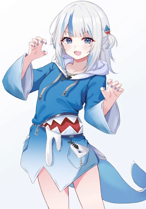 🦈🦈💙💙
#gawrt
#gawrgura 