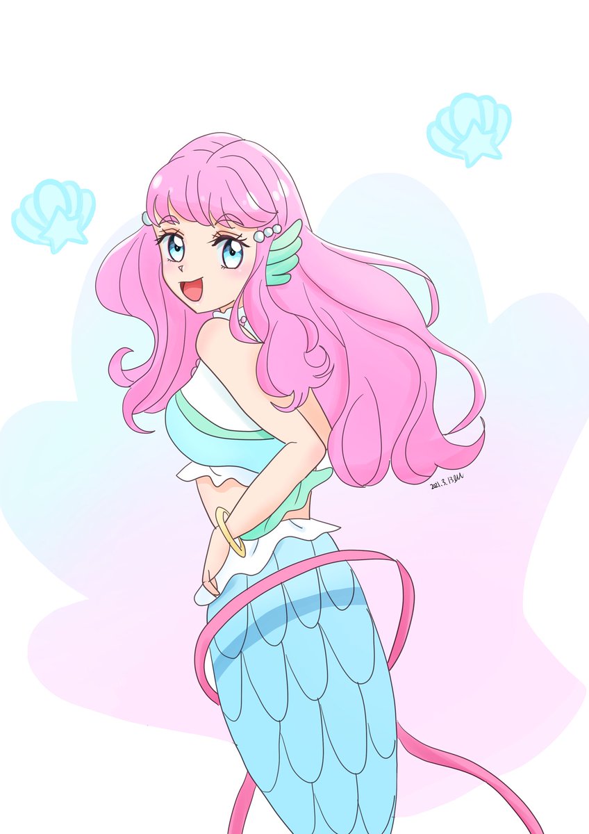 桃太郎 トロプリのローラちゃん描きました 人魚や獣人等の女の子大好きです イラスト練習中 絵描きさんと繋がりたい イラスト好きな人と繋がりたい