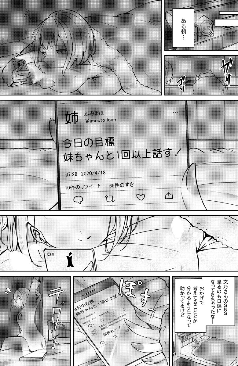 【創作百合】お義姉ちゃんのSNS 文乃さんの目標編 