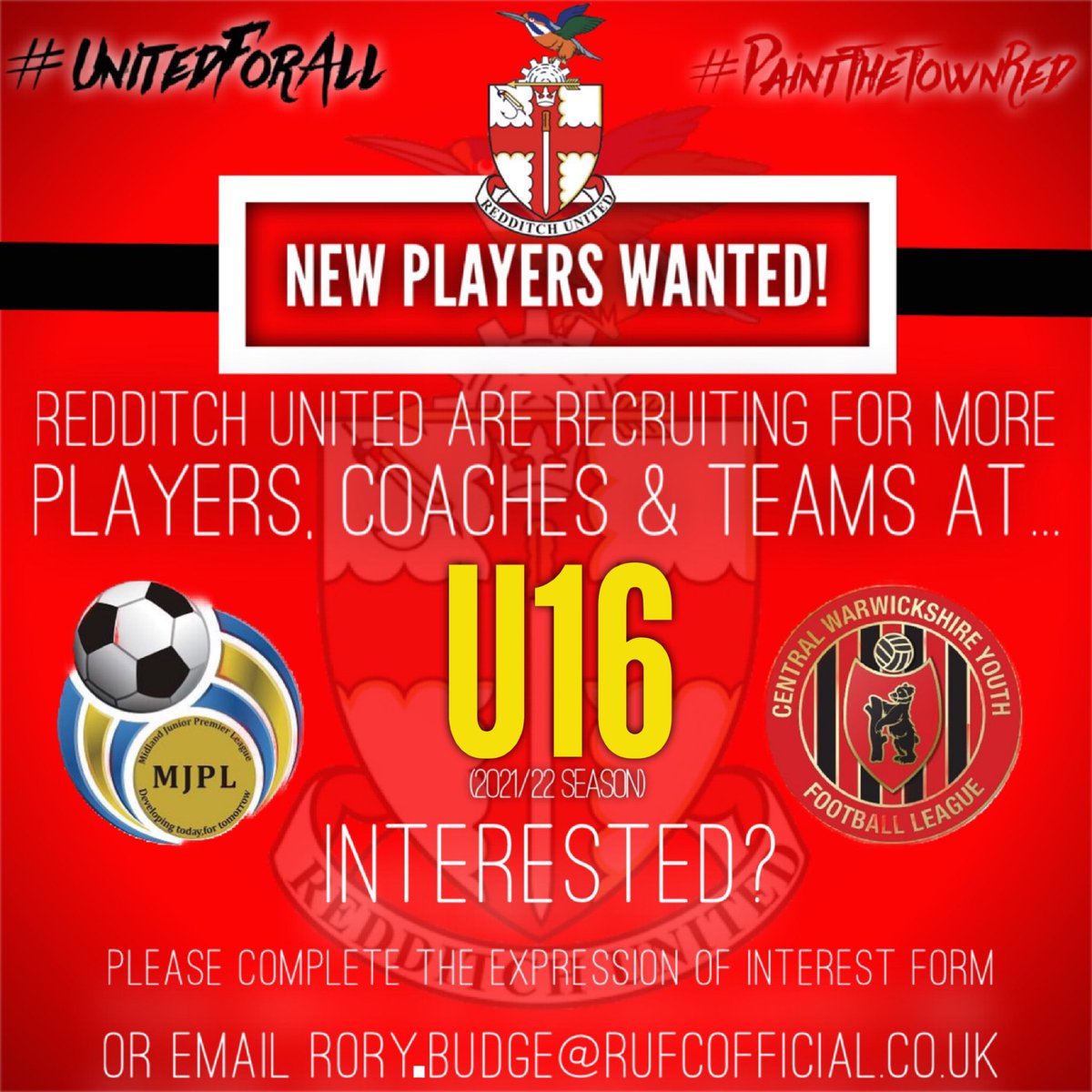 Redditch United Academy tweet media