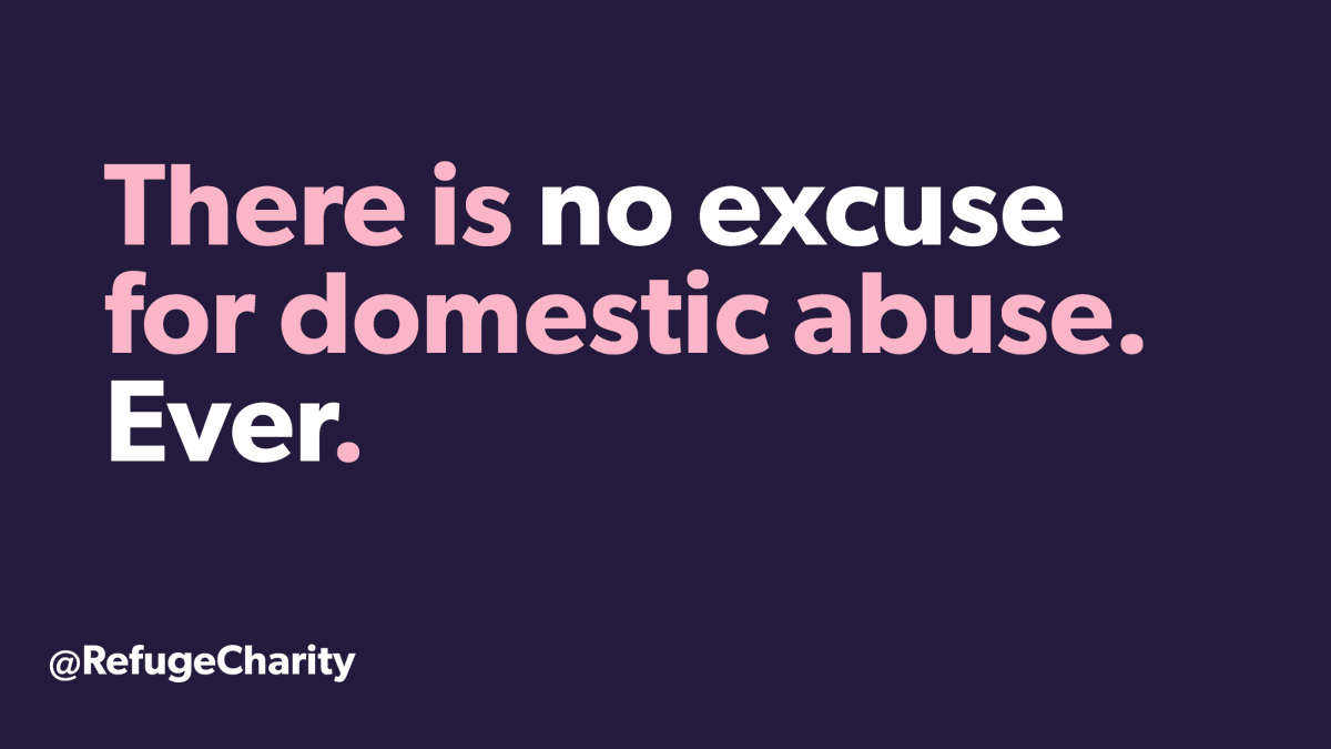 We’ve seen a worrying trend of abusers using #lockdown as an excuse for abuse. Yes, the pandemic has been incredibly difficult for everyone, but #DomesticAbuse is a choice. Now and always.  

If you need support, call us 24/7 on 0808 2000 247.