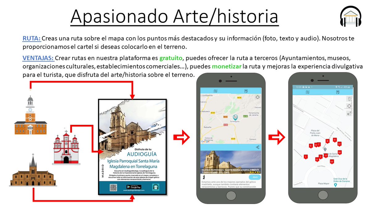 audioguidesapp's tweet photo. Recuperar la memoria de un pueblo en un experiencia en tiempo real es más fácil con nuestra aplicación #TurismoReal #Patrimonio https://t.co/gOg21pyIm4