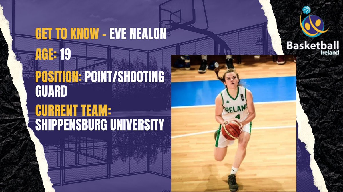 “I played almost every sport growing up and basketball stuck because of the great coaches I was surrounded by.” 

Next up in the <a href="/BballIrl/">Basketball Ireland</a> 'Get to Know' series is <a href="/shippensburgU/">Shippensburg University</a> &amp; <a href="/LimerickCeltics/">Limerick Celtics</a>' Eve Nealon. 

Check out the full interview below ⤵️
basketballireland.ie/news-detail/10…