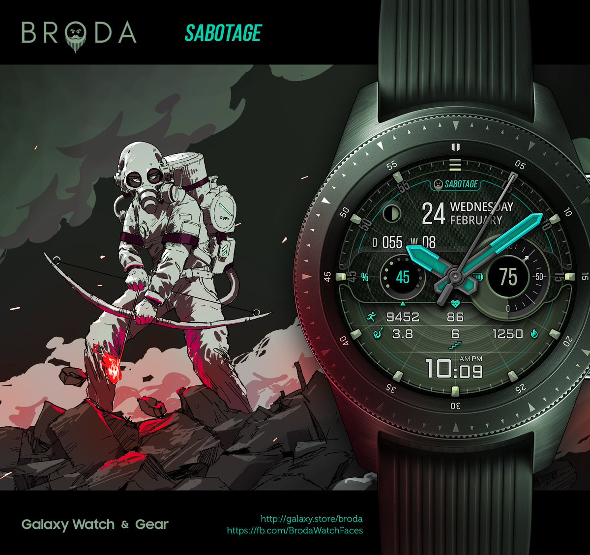 BrodaWatchFaces's tweet photo. new Broda Sabotage #watchface is now available ⌚👍
app link https://t.co/Hz6DrbEw2U
coupons https://t.co/3zAlBCLdLj
#Samsung #GalaxyWatch3 #smartwatch #watchfaces #dialface #GalaxyWatchActive2 #watches #tizen #design #digitalwatch #циферблат #samsungdeveloper https://t.co/rtijgxJFPk