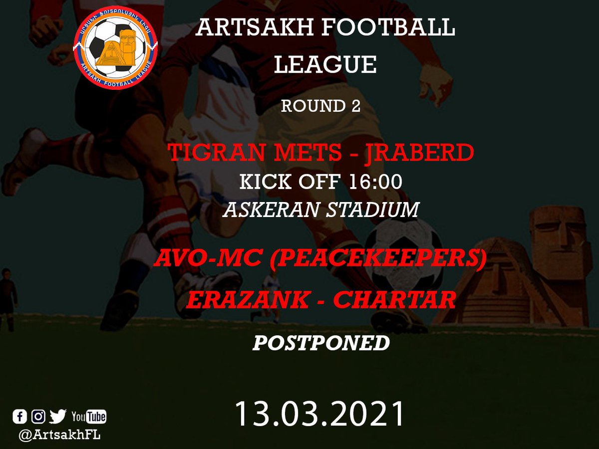 Erazank - Chartar match was postponed due to unfavorable weather