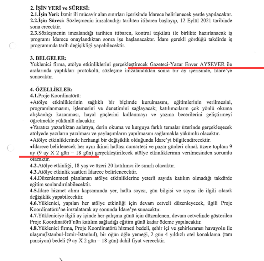 Erdoğan'ın 1 ayda (31 gün) aldığı 88 bin TL. 'lik maaşı diline dolayanların,
🔴18 günde CHP'li İzmir Belediyesi'ne maliyeti;
238 bin 500 TL.
Bir günlük (konuşma etkinliği) maliyetleri ise
13 bin 250 TL.
🔴Gazeteci Enver AYSEVER'E biçilen bu bedeli sol cenah  gündeme GETİREMEZ!