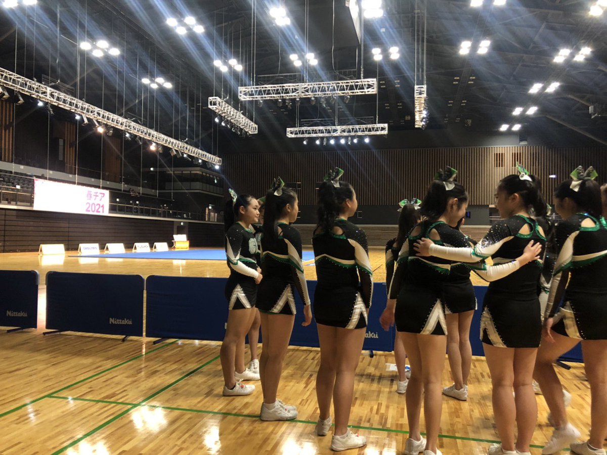 cheer_land's tweet image. 自分を信じて！！
仲間を信じてて！！！

#春チア 
#春チア2021
#WeCreatetheFuture 
#横浜武道館