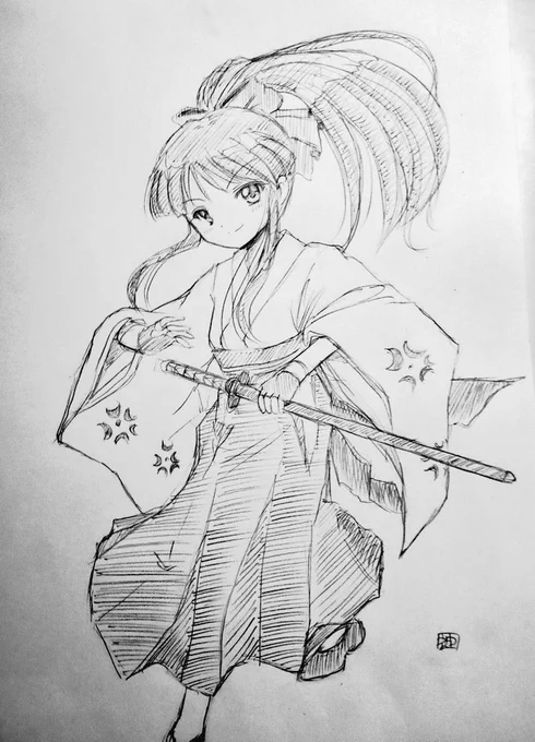 リハビリラクガキ
サクラ大戦 真宮寺さくら 