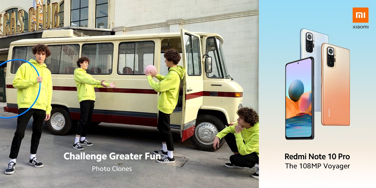 _Liu_Yi_'s tweet image. Challenge yourself!

Use the #RedmiNote10Pro photo clone function to create your own story by capturing up to 4 versions of yourself in one steady photo. 

#LiveToCreate #108MPVoyger