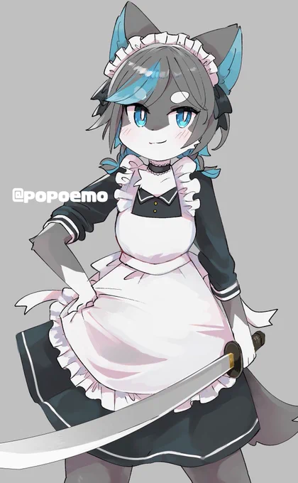 武器持ってるメイドさん好き💥💥 