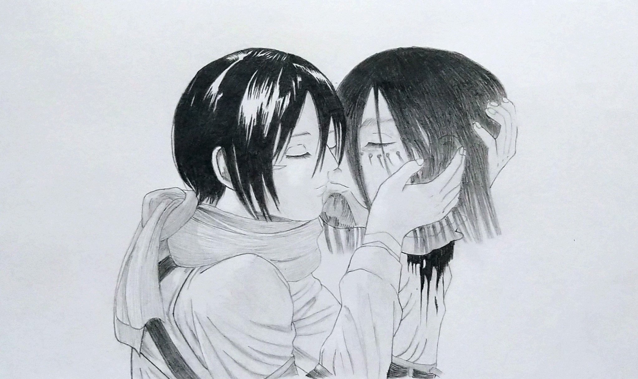 Ky Aot Key ネタバレ注意 いってらっしゃい エレン この世で最も残酷で美しいページを模写しました 進撃の 巨人138 進撃の巨人最新話 エレミカ T Co Jqoe4hvdfi Twitter