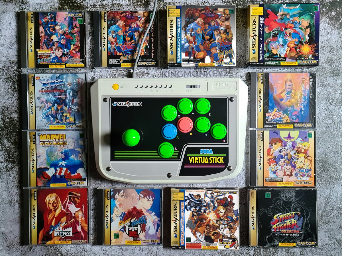 It's #SaturnDay and time for some #Capcom V.S. Fighting action - any favourites here? 🤔

#SEGA #SegaSaturn #セガサターン #SEGASaturday #XMen #StreetFighter #Darkstalkers #retrogaming