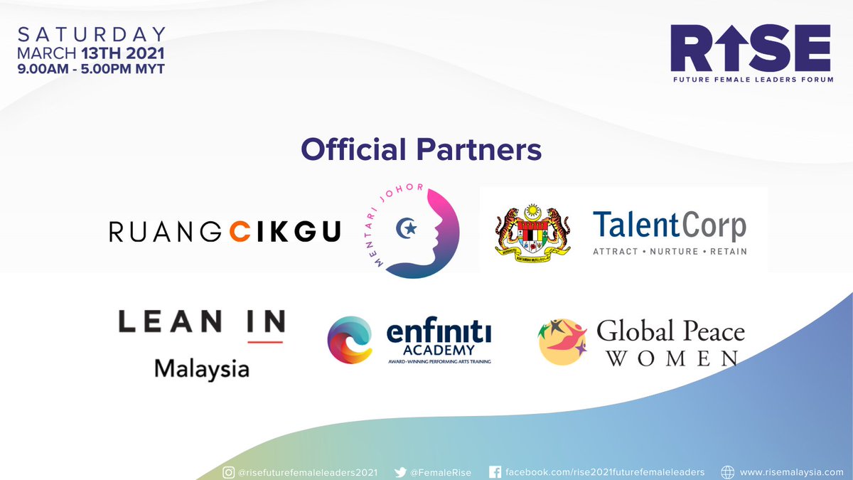 FemaleRise's tweet photo. Our deepest gratitude to our partners &amp; sponsors.We thank you for your endless support throughout the forum! https://t.co/ow9s7LMfbC