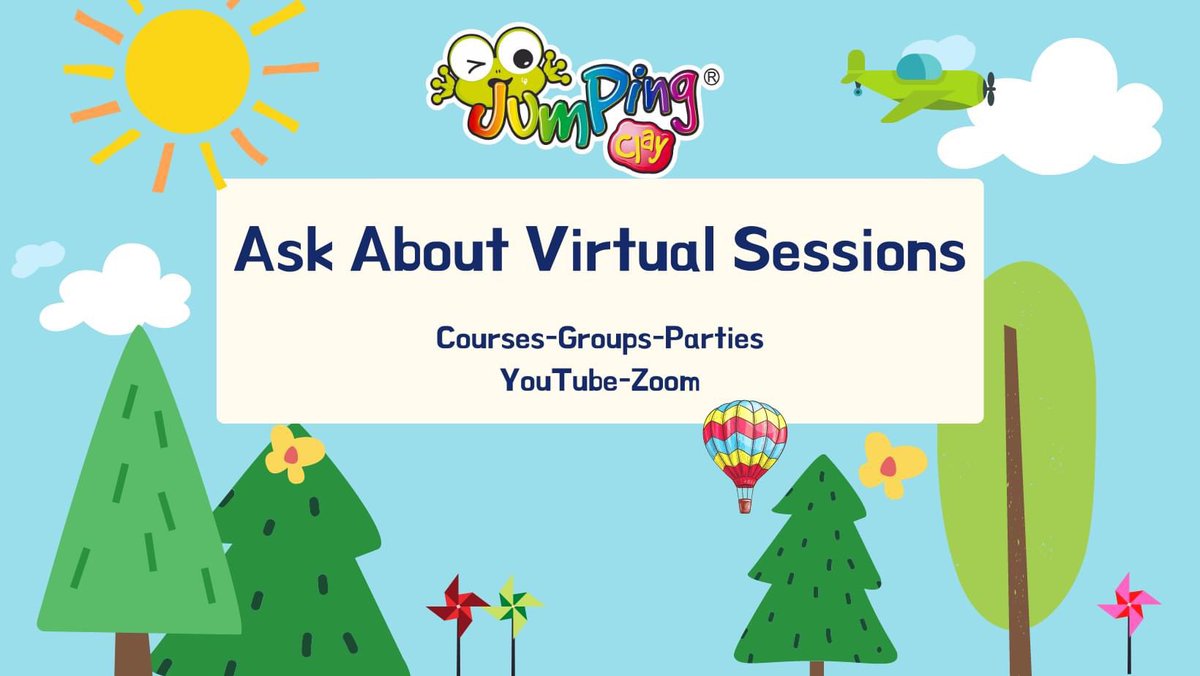 #JumpingClay Virtual Sessions - Contact us for more info!