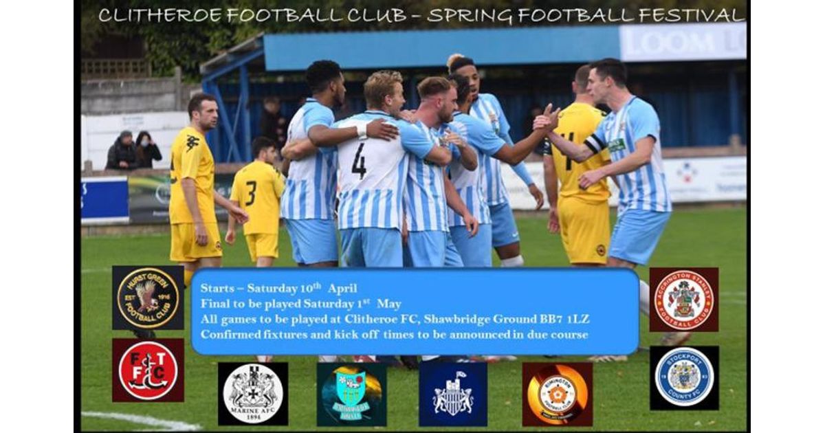 barlickfc's tweet photo. Town have entered into an 8 team Tournament at Clitheroe's Shawbridge Ground.
https://t.co/o5ktziNiiy https://t.co/vZ3Hn0OLWw