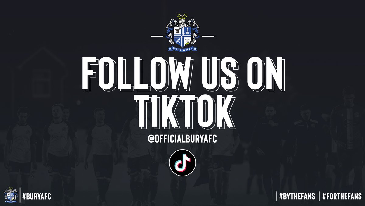 buryfc_women's tweet photo. 📽️ Are you following us on #TikTok yet?

We're creating some great content and would love you to come and join us over there!

👉 https://t.co/McQOvnngB5 

#BuryAFC | #ByTheFans | #ForTheFans https://t.co/WPts5Okxp0