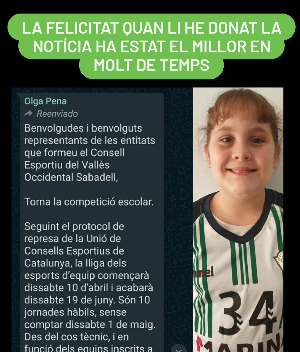 cargetas's tweet photo. #AlevíFemení #MiniAlcalde #forçaÈlia https://t.co/c8biMZ0OBB