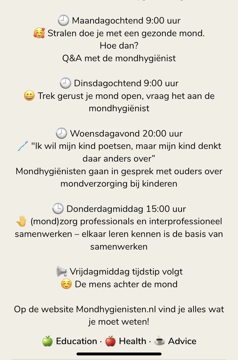 MondzorgForum's tweet photo. De Week van de Mondhygienist op Clubhouse. Praat je mee? @NVMmondzorg #WvdMh https://t.co/Si3LWdkQf1