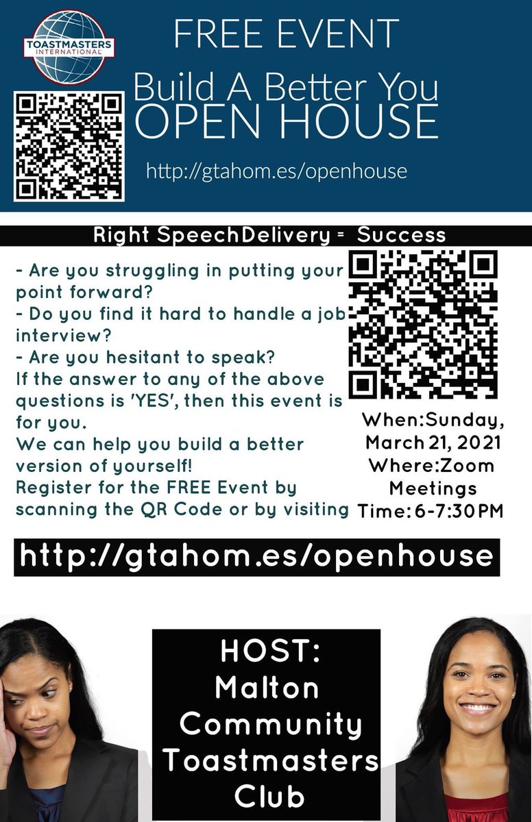 MCTC2017's tweet photo. You are invited to our open house on March 21, 2021 at 6 pm to 7:30 pm. You will find out how you can build a better version of yourself. Don’t miss out on this one. https://t.co/uamosinqKL