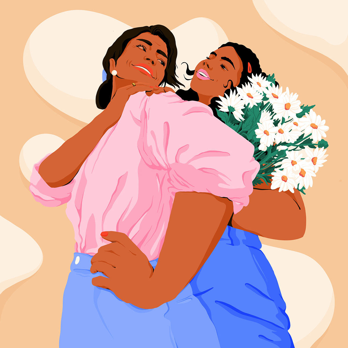 Josephine Rais challenged herself to create illustrations from unexpected perspectives — see more work by Josephine &gt; on.be.net/3esSBXR