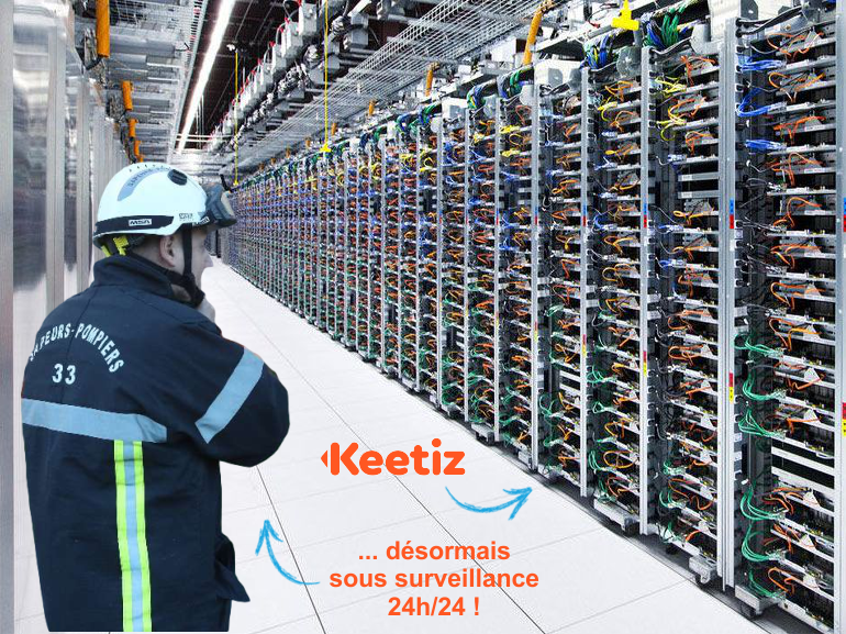 Nous redémarrons tout feu, tout flamme  Les serveurs <a href="/keetiz/">Keetiz</a> ont été affectés par l’incendie du Datacenter OVH. Nos services sont rétablis en grande partie. Nous garantissons à tous nos clients et utilisateurs le bon fonctionnement de nos solutions et la sécurisation des données.